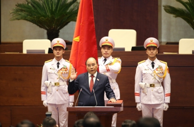 Chủ tịch nước Nguyễn Xuân Phúc tuyên thệ trước Quốc hội